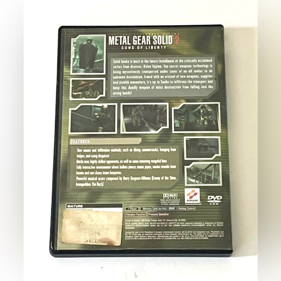 Metal Gear Solid 2 Sons of Liberty For Playstation 2 (Read Description) - Picture 3 of 4